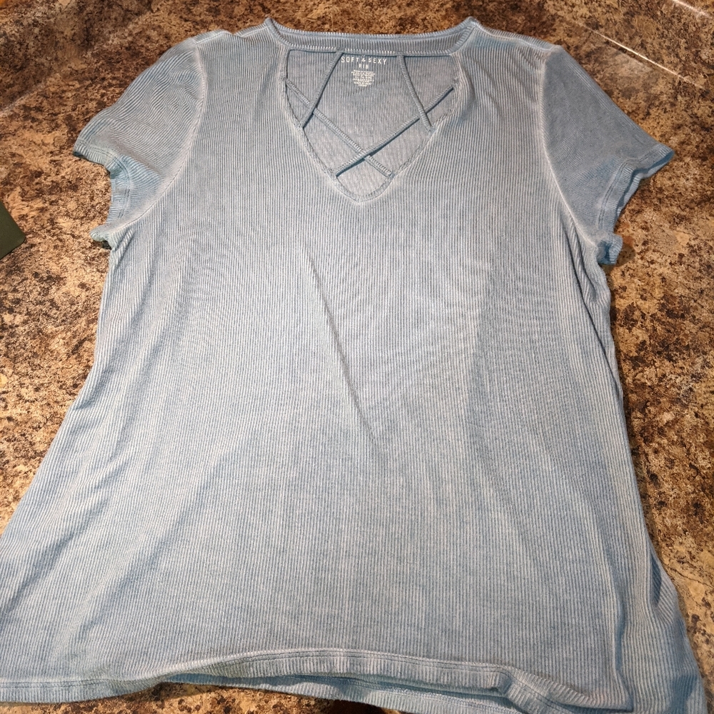 American Eagle Soft and Sexy Rib Tee